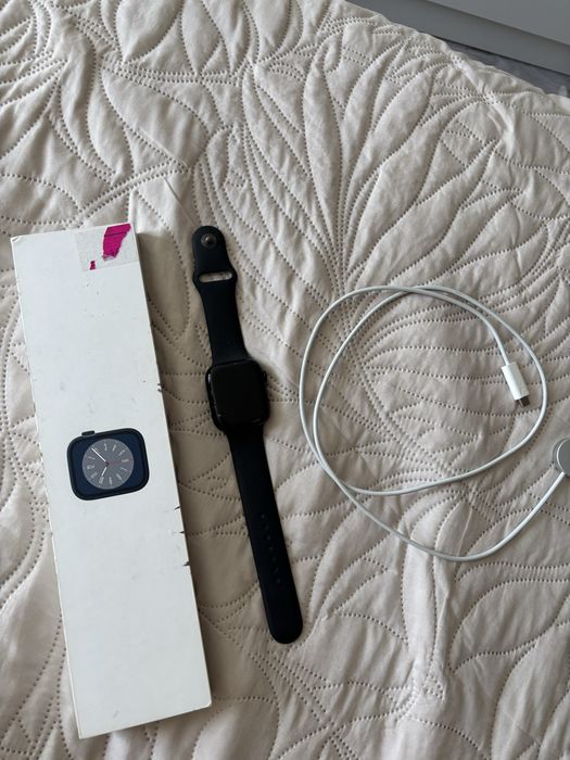 Apple watch 8серия 45мм тёмно синий цвет