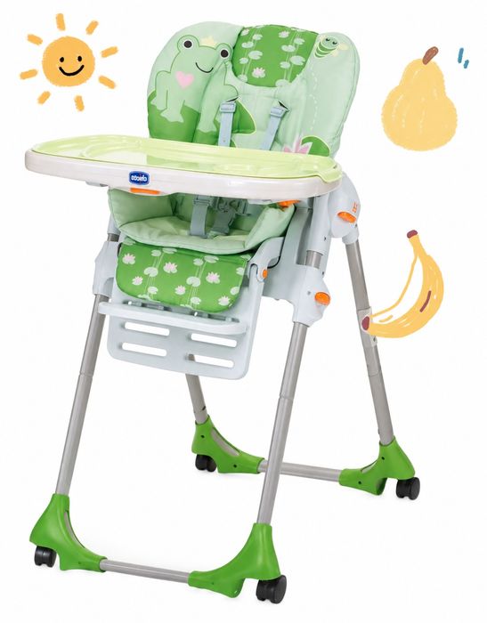 Стульчик для кормления Chicco Polly 2 в 1