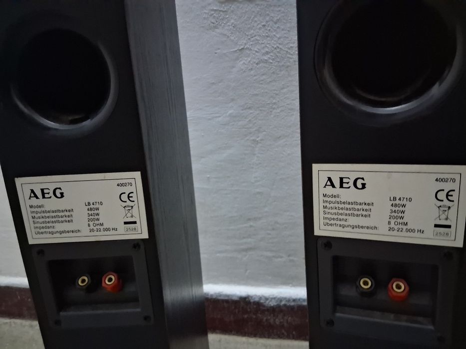 boxe AEG-filtre,puternice  ( la vanzare )