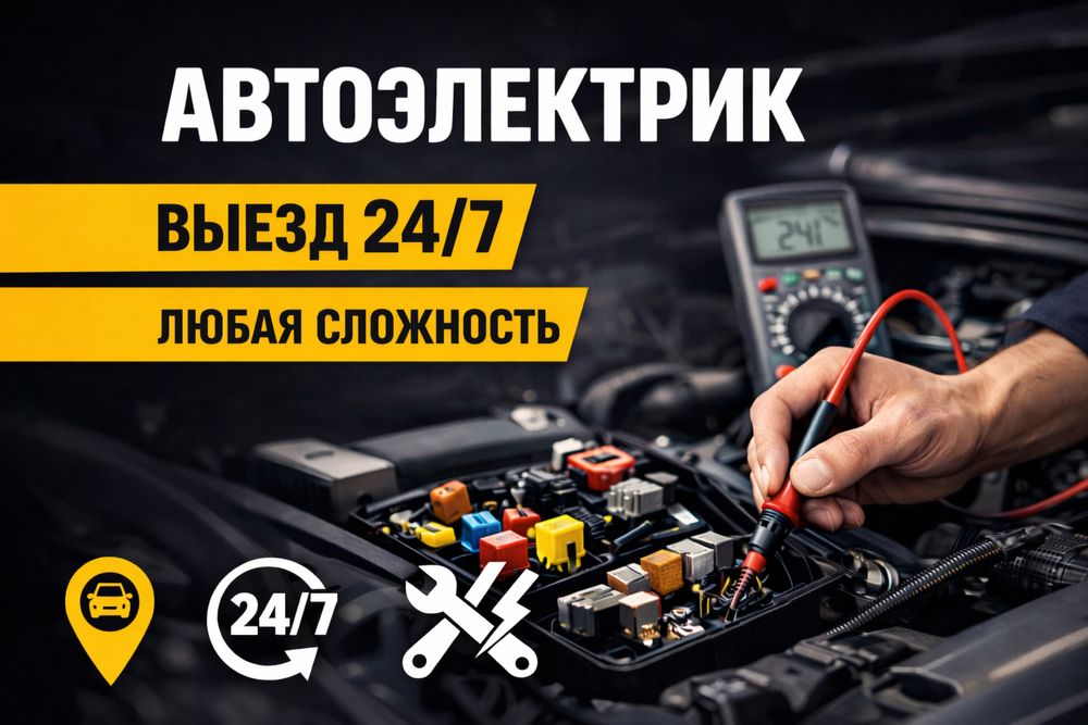 Автоэлектрик на выезд Алматы 24/7