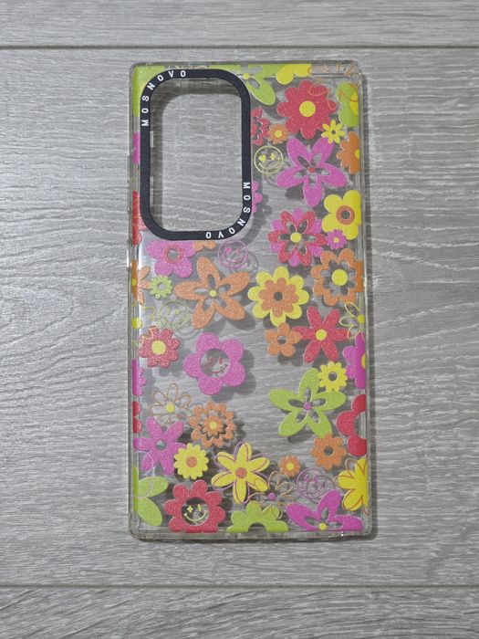 Husă MOSNOVO pentru Samsung Galaxy S24 Ultra,slim,transparentă, floral
