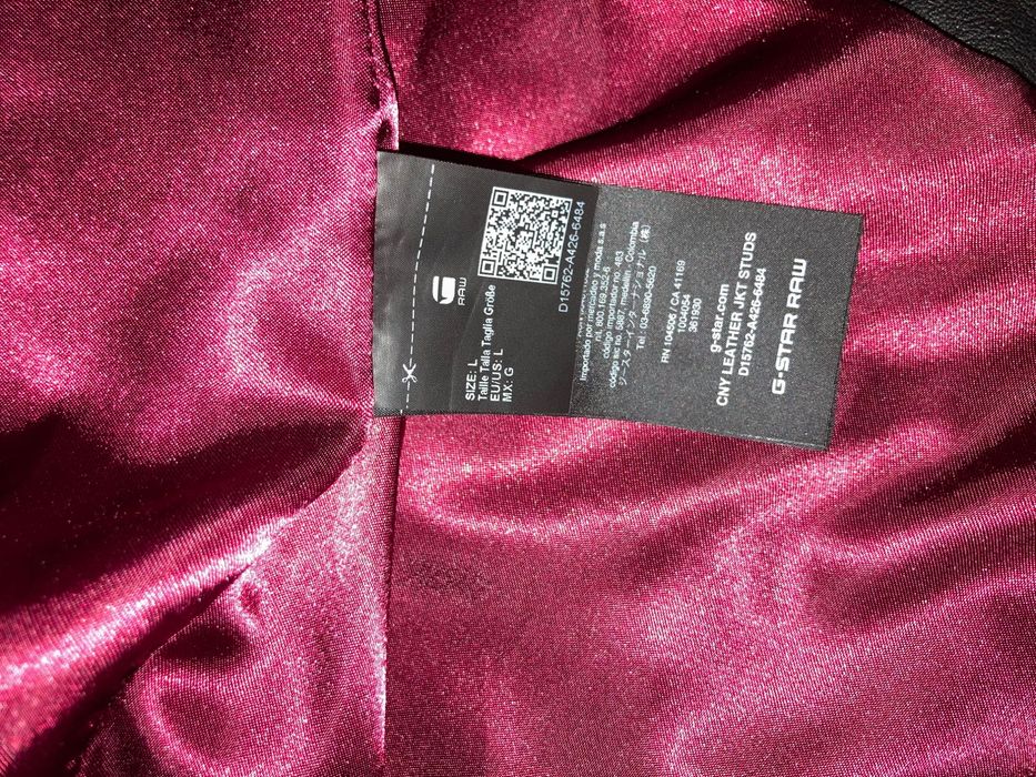 Geacă piele—G star —impecabil