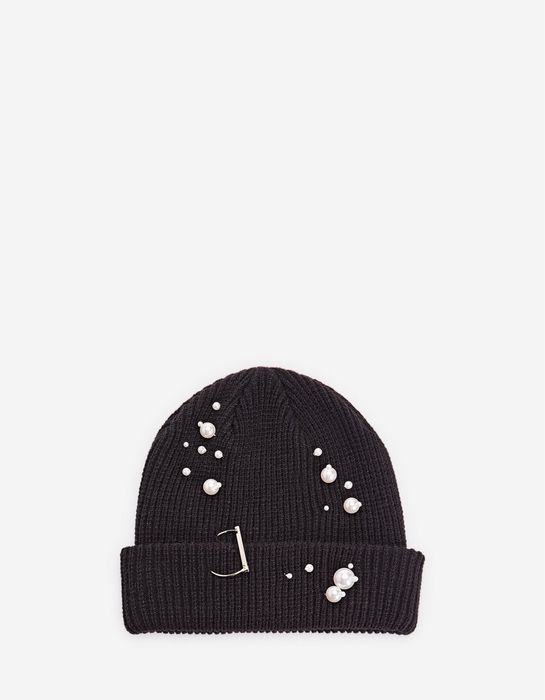 Нова зимна шапка с перли Stradivarius