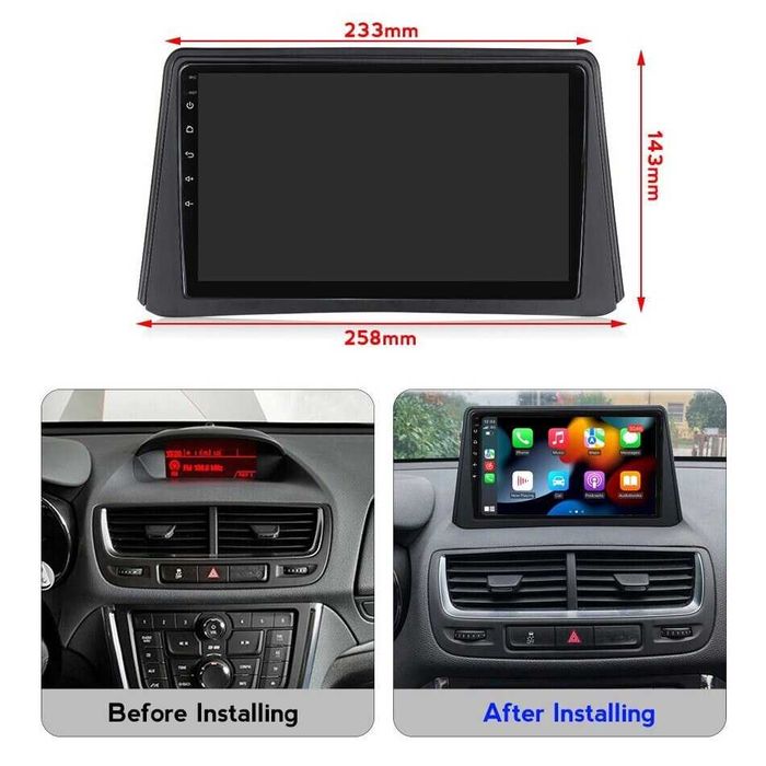 Мултимедия Двоен дин за Opel Mokka 1 плеър Android Навигация 2DIN