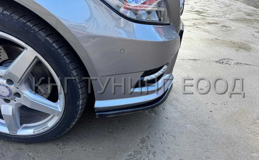 Преден лип спойлер за мерцедес цлс в218 / mercedes cls w218 lip