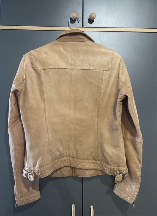 Massimo Dutti кожено biker яке
