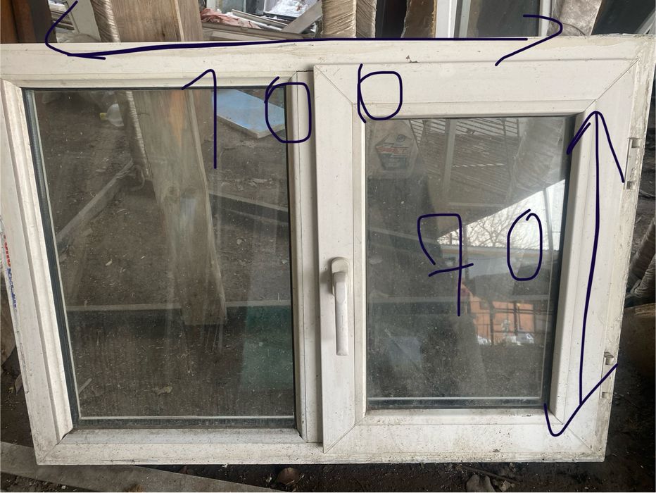 Пластиковые окна б/у