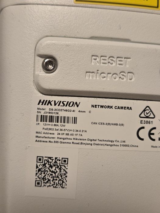 Camera IP AcuSense Hikvision DS-2CD2T46G2-4I(4mm)(C), 4MP, lentila 4mm