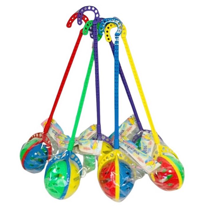 Светеща играчка за бутане колело, буталка, различни цветове