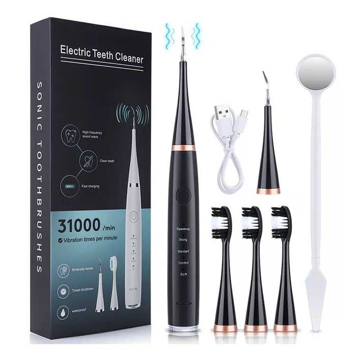 Електрически ултразвуков уред за зъбен камък, четка за зъби