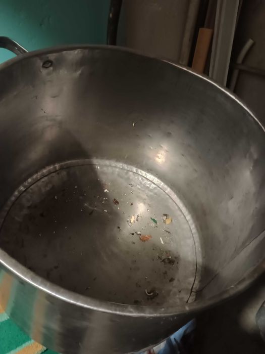Vânzare cazan inox alimentar 120 litri, fără capac,poate fi folosit la fabricarea tuicii