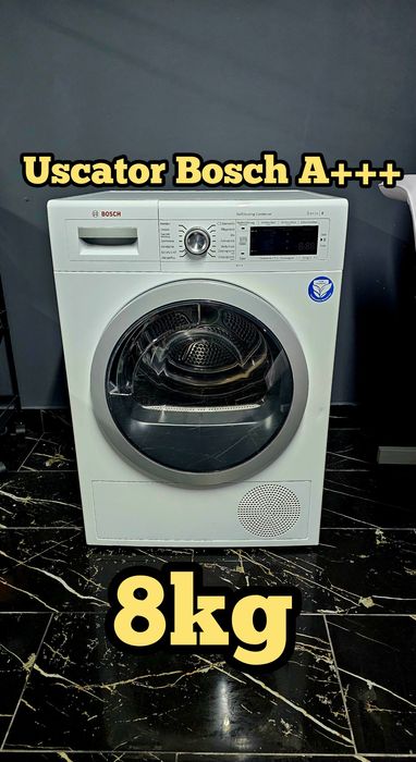 Uscator de haine Bosch Siemens Aeg modele noi A+++ Economice wi fi