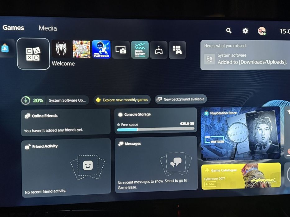 Playstation 5 + игри и стойка