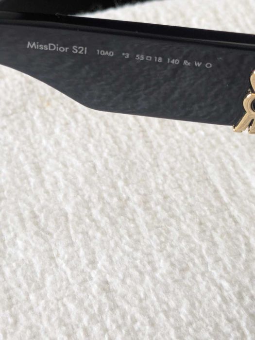 Miss Dior S21. Черни  квадратни слънчеви очила