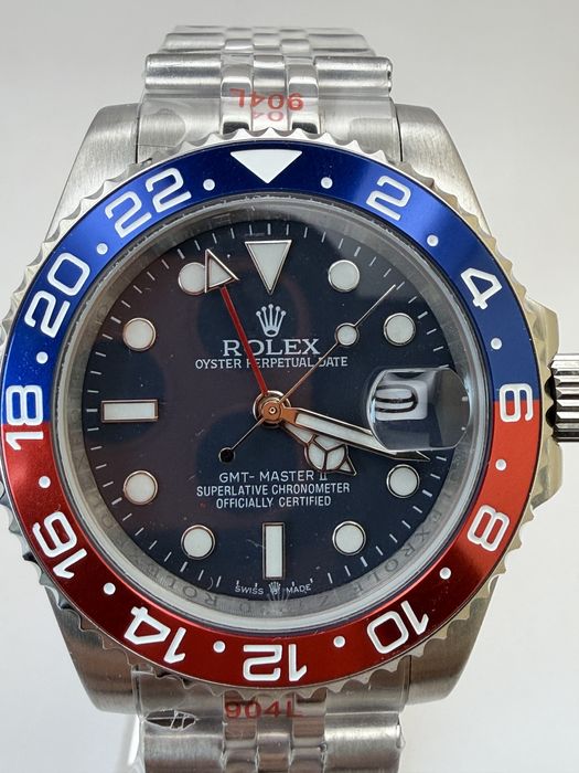 Ceas Rolex GMT-Master II Pepsi de 40mm, Nou