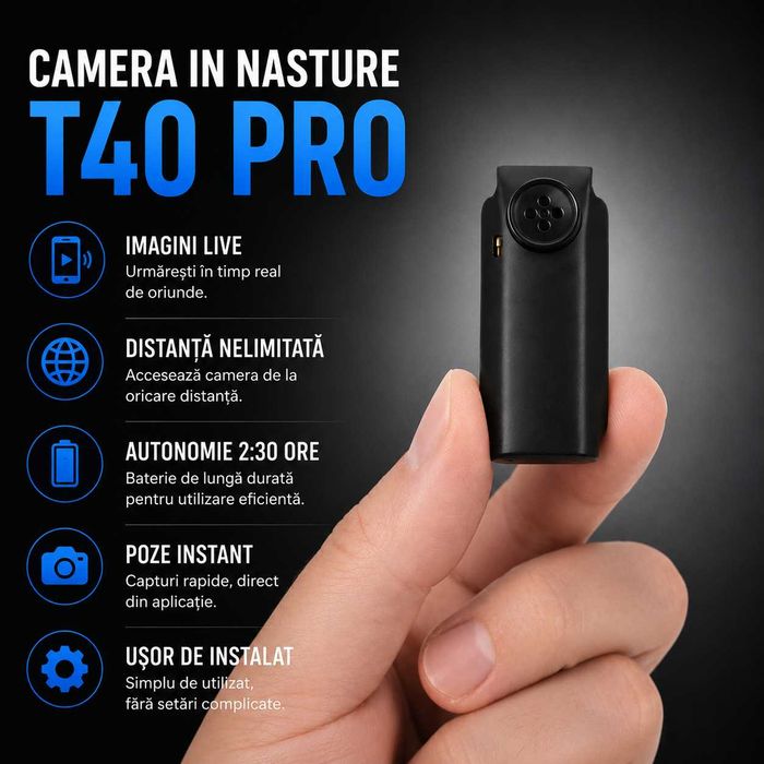 T40 PRO Camera pentru Copiat - Casti de copiat - Casca de Copiat