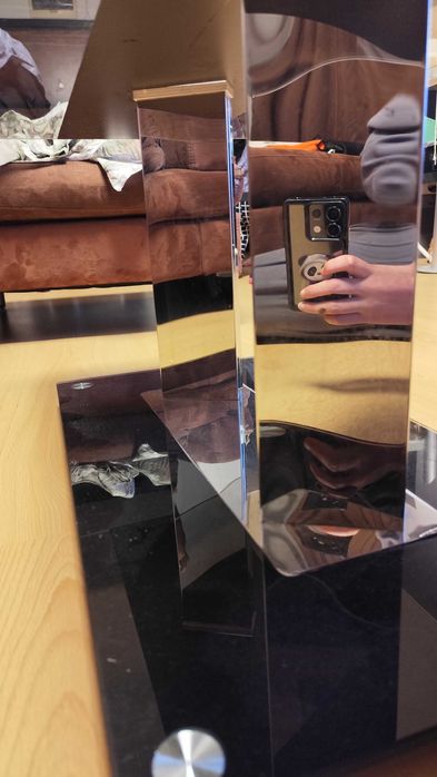 Стъклена холна маса и столове