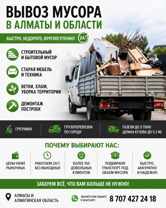 Дешево Вывоз мусора Газель 5тонник китаец