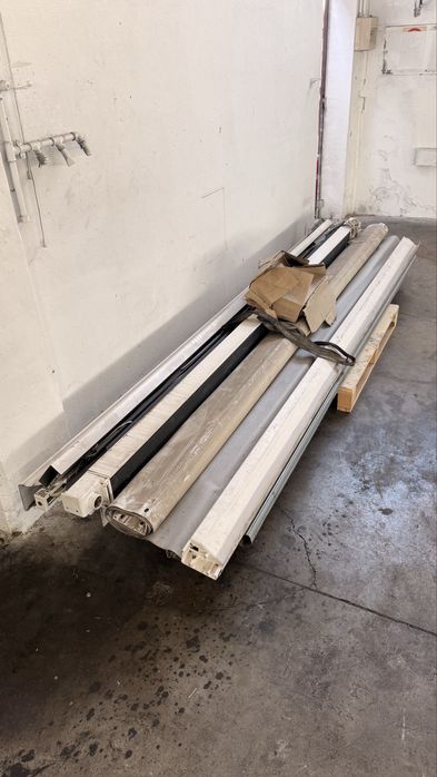 Pergola aluminiu electrica alb