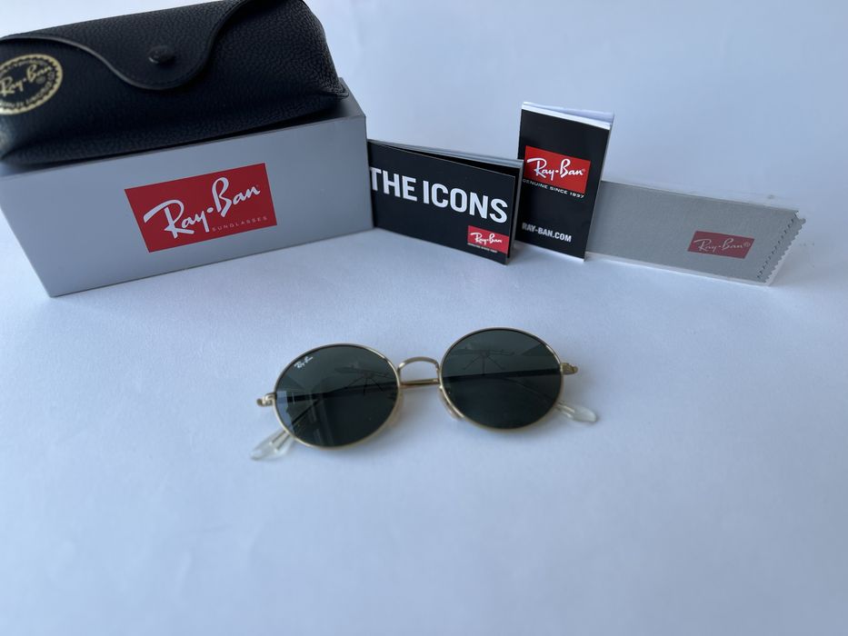 Ochelari de soare RAY BAN 1970 Oval Noi