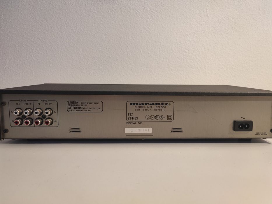 Egalizator Marantz EQ 551 Graphic Equalizer Spectrum Analyzer Japan