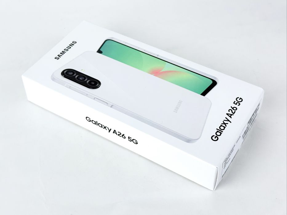 НОВ! Samsung Galaxy A26 5G 256GB 8RAM White 2г. Гаранция!