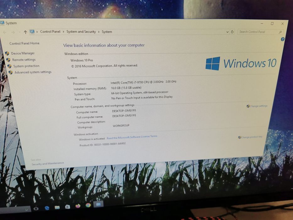 Kit gaming Intel i7 9700 placa ramii și ssd m2