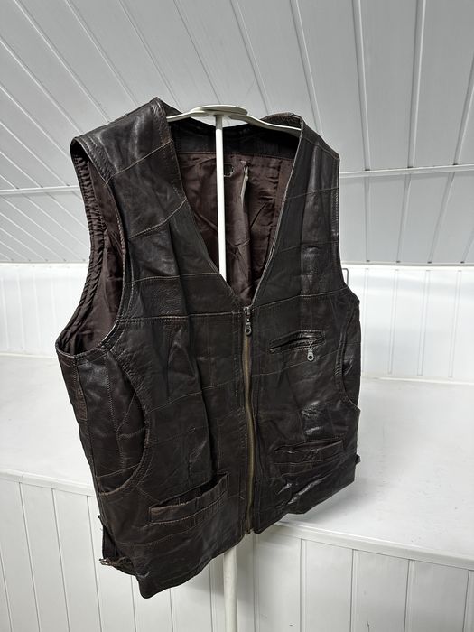 Vesta moto piele L 52