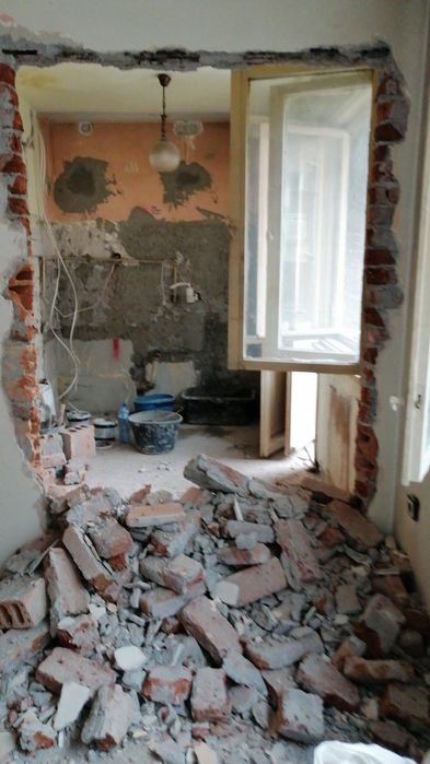 Къртене, чистене, извозване на отпадъци