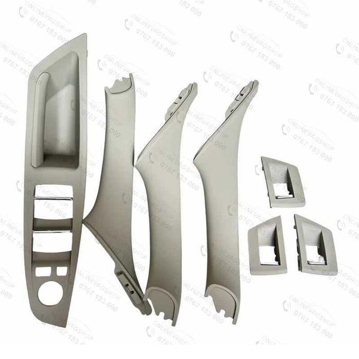 Set manere interior Bmw Seria 5 F10,F11 negru, bej, oyster, gri, red