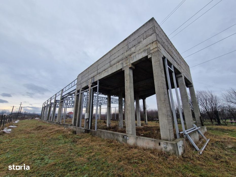 Teren cu hala in constructie, 4300 mp – zona KIA, str. Vasile Lucaci