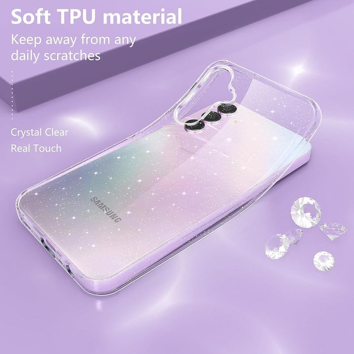 Блестящ Кейс Glitter Case за Samsung Galaxy A55