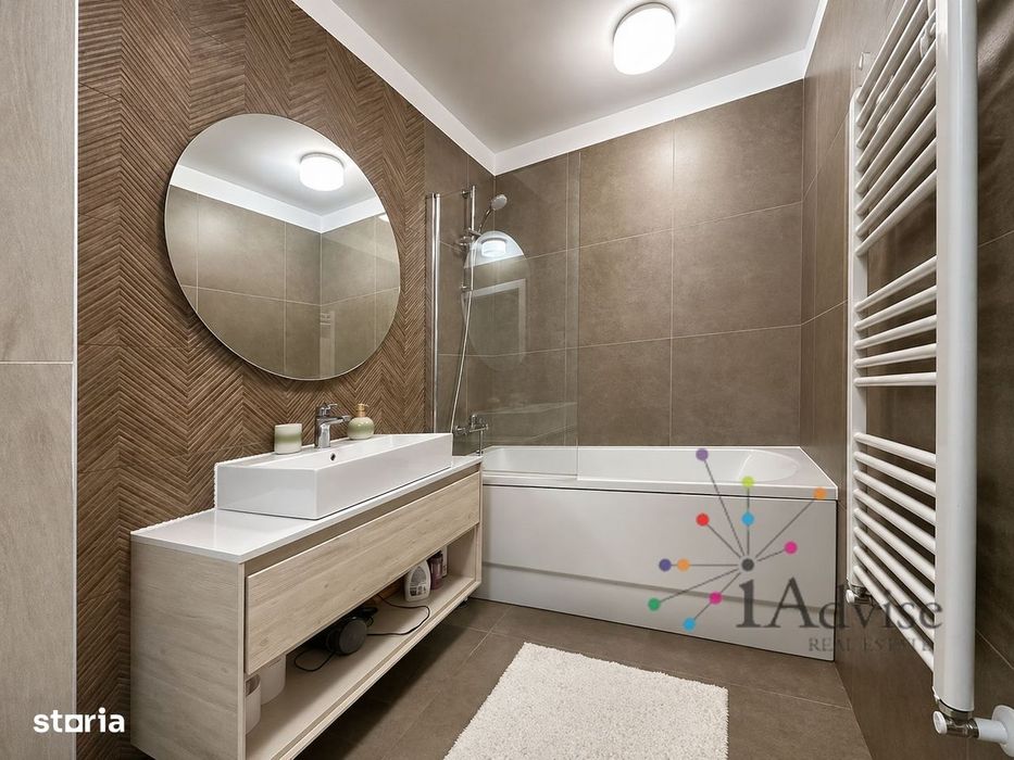 3 camere modern în Urban Plaza – mobilat complet + parcare inclusă