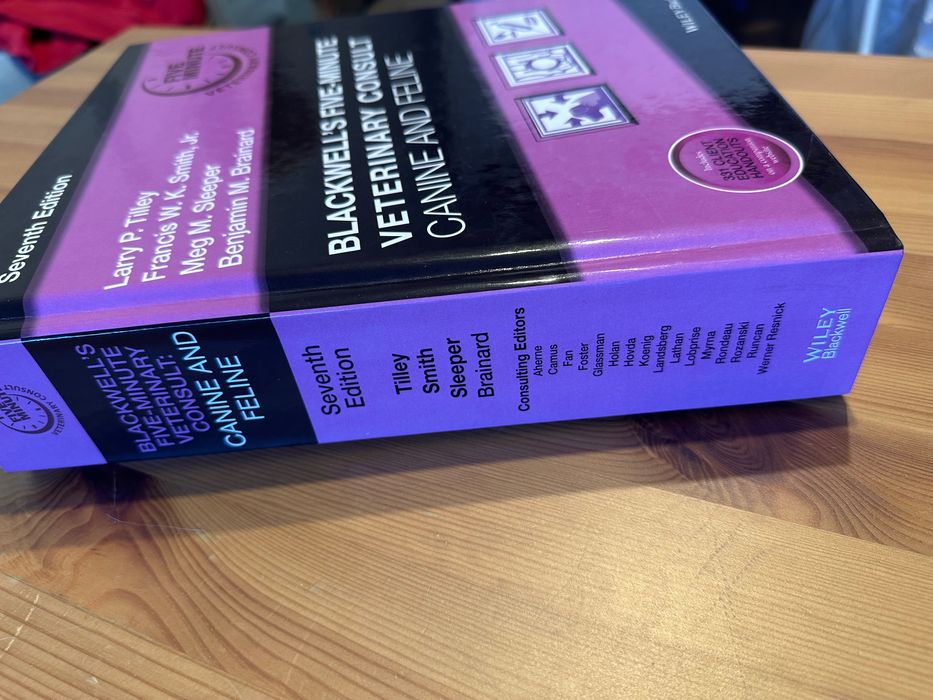 Blackwell’s Five Minute Veterinary Consult Canine and Feline Seventh Edition