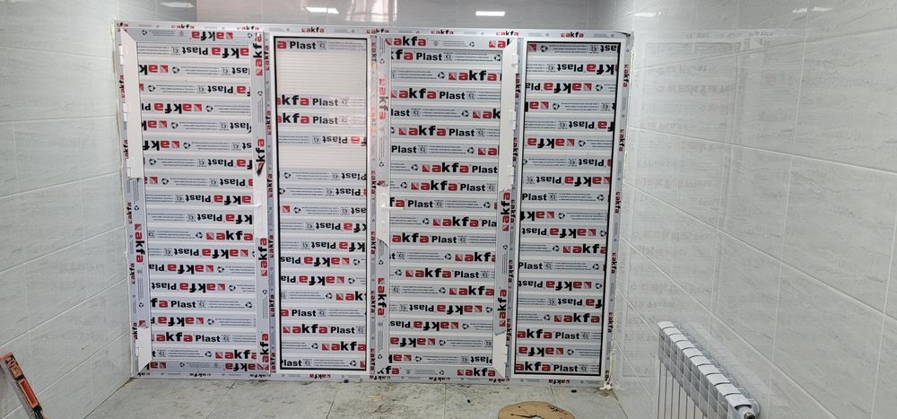 Akfa eshik va romlar.