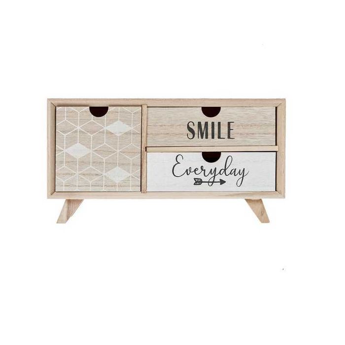 Декоративна кутия Mercado Trade, 3 чекмеджета, Дърво, Различни модели