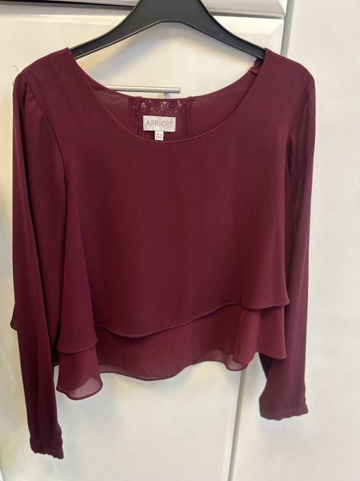 Bluza vaporoasa M / 38 • Foarte buna • Apricot