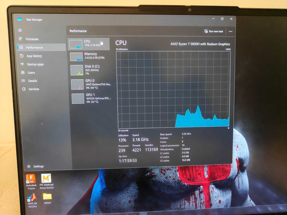 Vand/schimb Lenovo ThinkBook 24GB RAM / RTX 3060 – Laptop Gaming