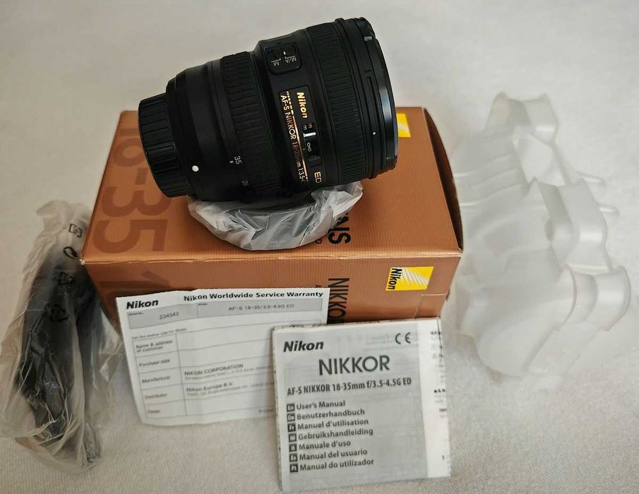 Vand obiectiv ireprosabil Nikon 18-35mm F3.5-4.5G ED