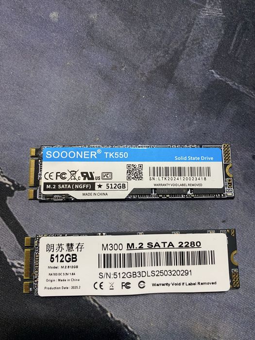 Продам SSD 512гб м2 Ngff