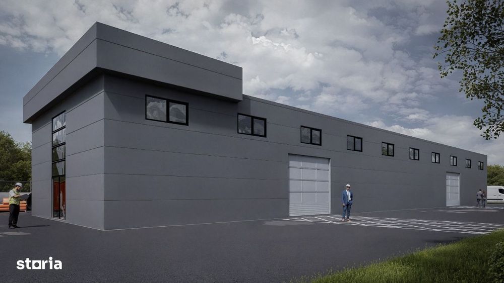 Hală industrială 600 mp | Teren 1.800 mp | Joița –  Acces A1 &A0**
