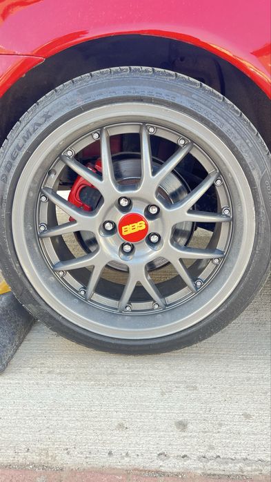 Jante model BBS 5x112 18 cu anvelope ca noi