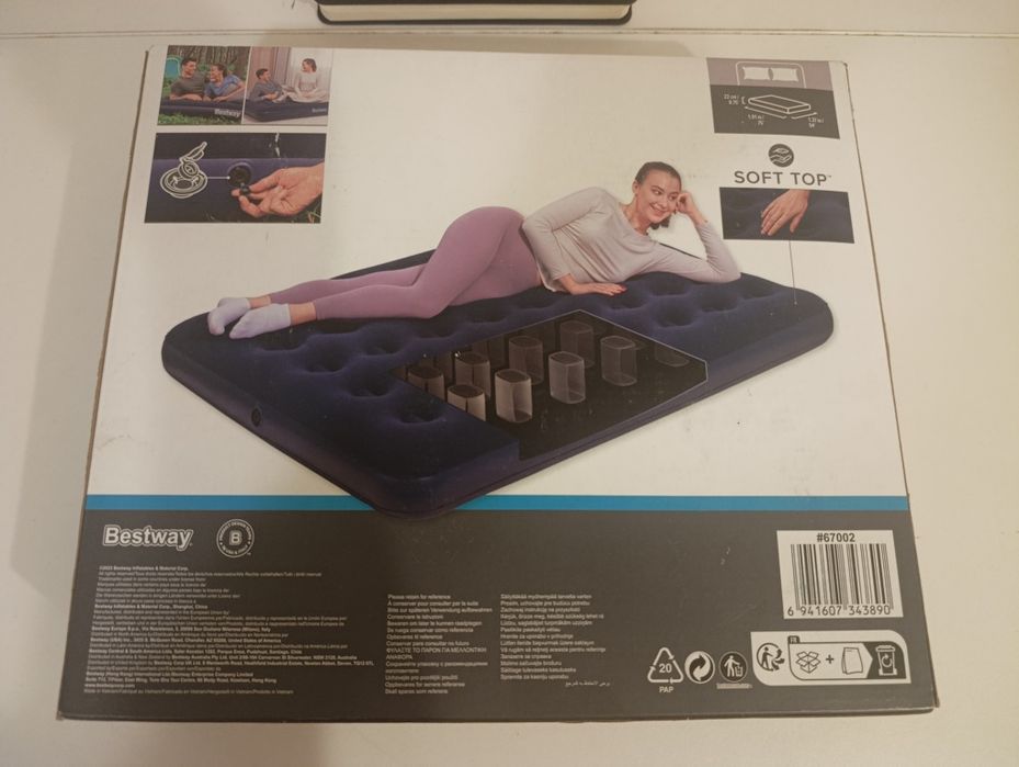 Надуваем дюшек Bestway