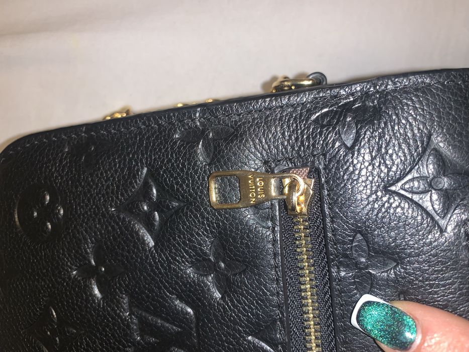 geanta LV din piele naturala