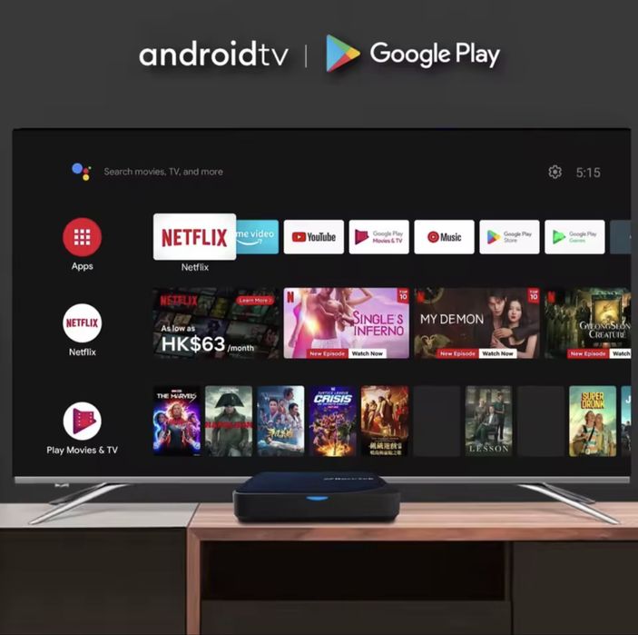 Мултимедиен плейър H96Max с Android 14