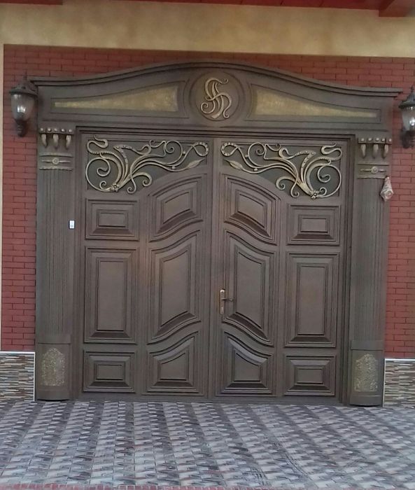 Металические ворота на заказ. Темир дарвоза заказга