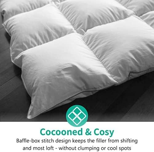 220x240см Премиум Зимна Завивка от Естествен Гъши Пух (2000гр) APSMILE