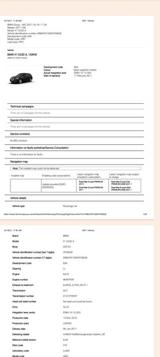 BMW X1 xDrive2.0D Automat 160kw (204cp)-2011