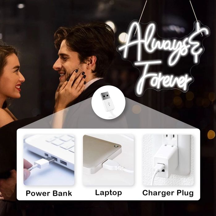 Always Forever неонова табела, LED