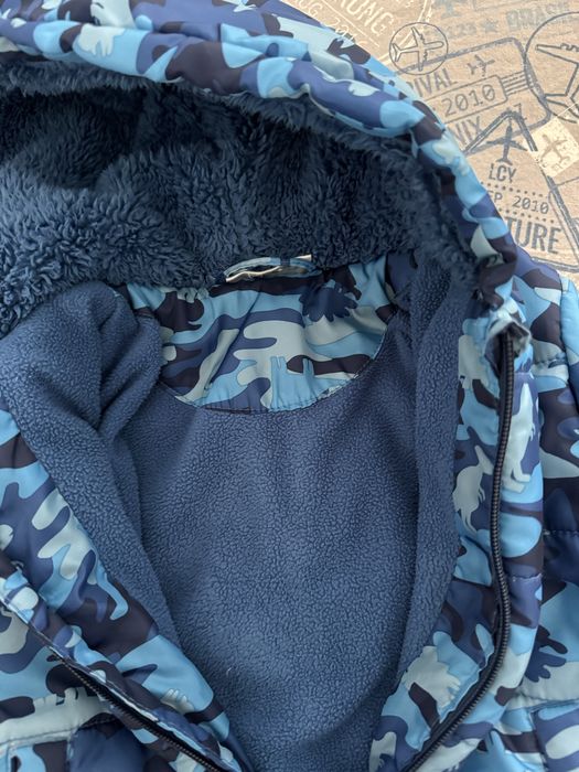 Зимно яке с ръкавички 6-9м